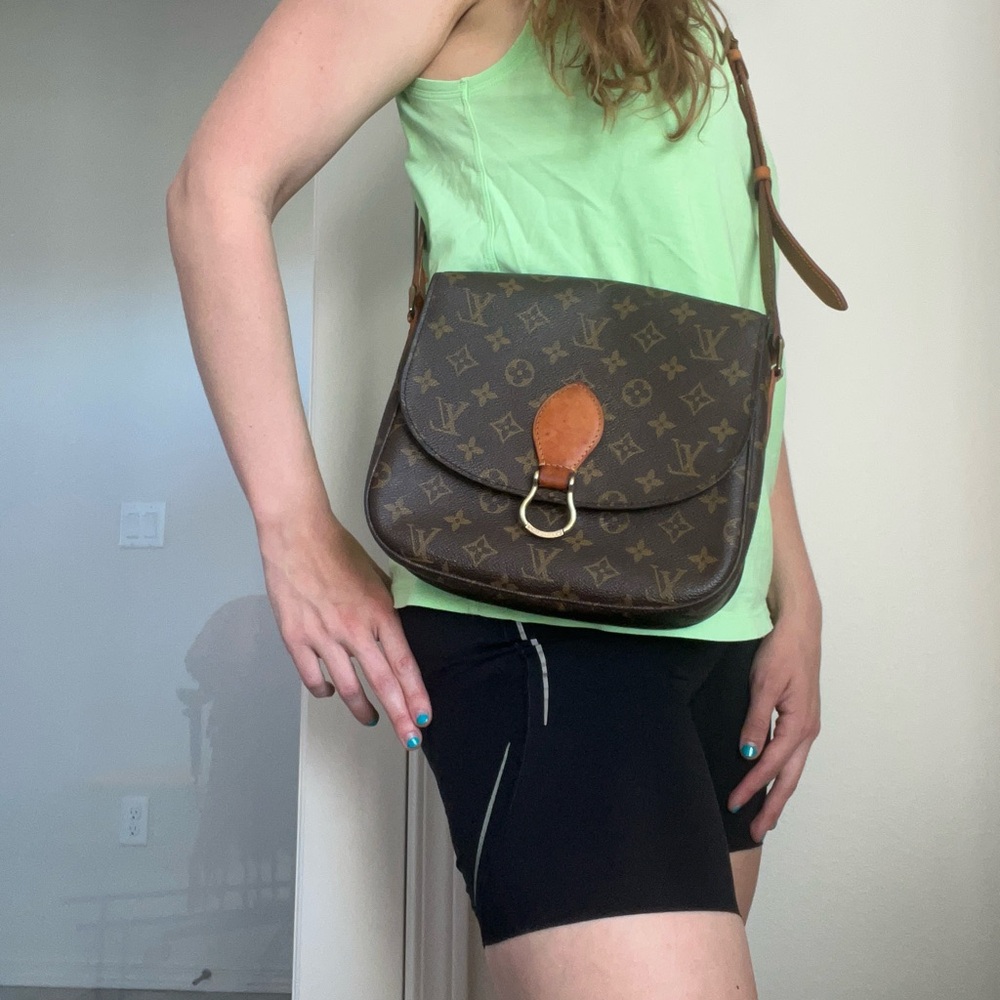Authentic Vintage Louis Vuitton Saint Cloud GM Shoulder Bag M51242 TH0912